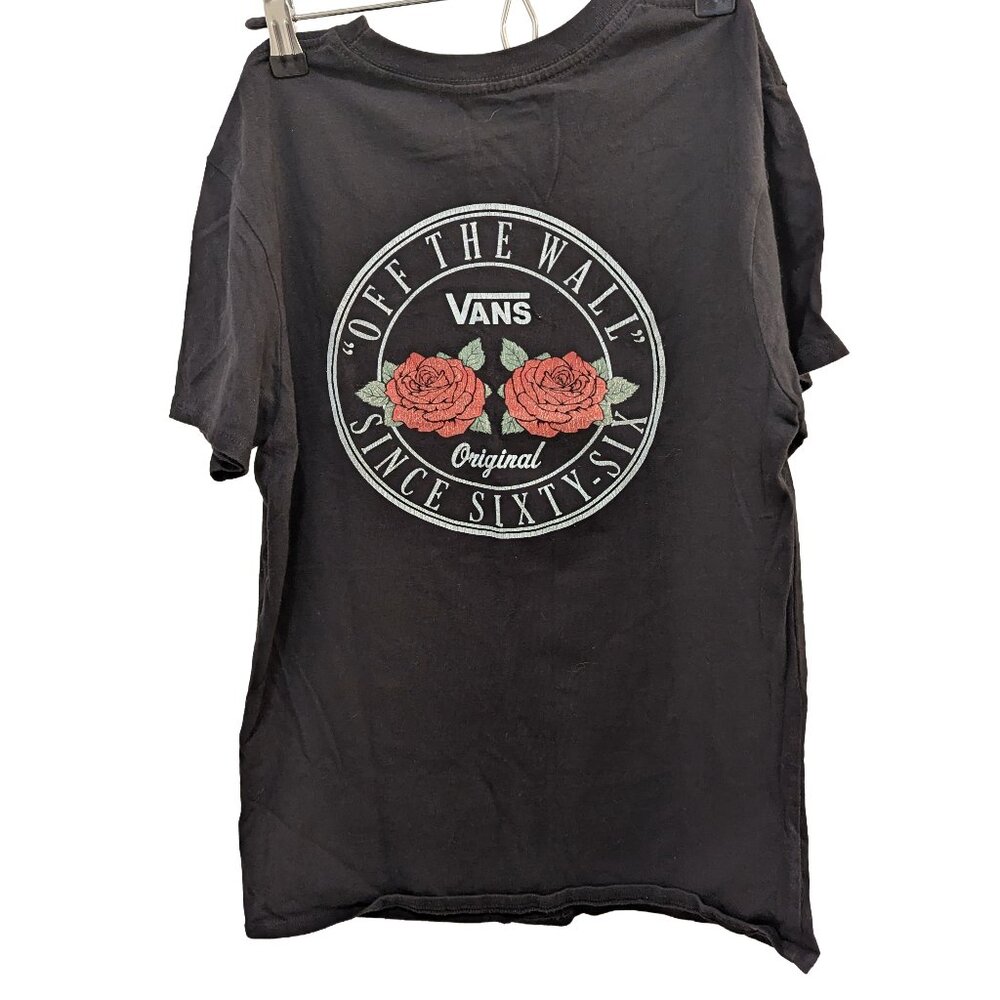 Vans Women's XS Black Tshirt - Picture 2 of 5